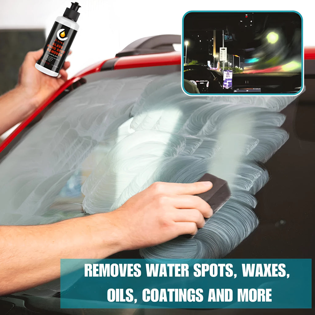 Glass Oil Film Remover Cleaning Cream paste container in 50ml 100ml or 200ml size for car and window glass
