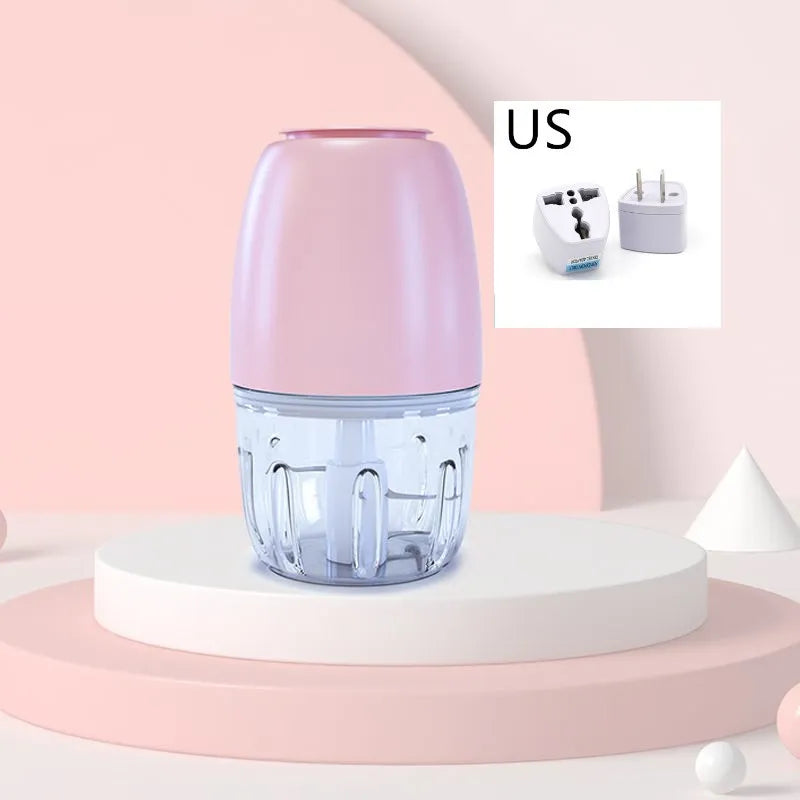 Household electric sand ice machine 200W cherry blossom powder plastic body ice crusher