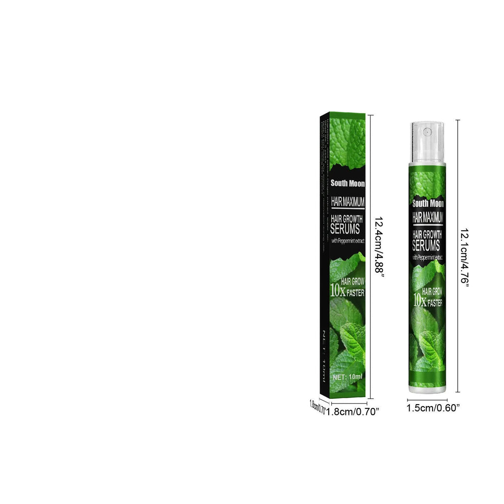 Mint Nutrition Nourishing Hair Growth Spray 10ml bottle for general hair types