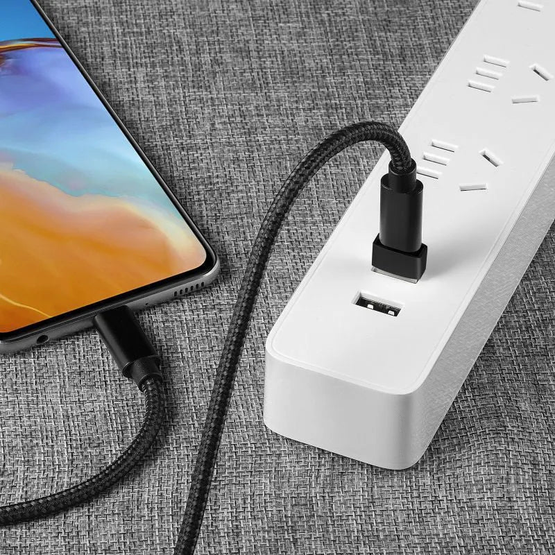 USB to Type-C adapter showing Type-C female and USB male connectors in black colour option