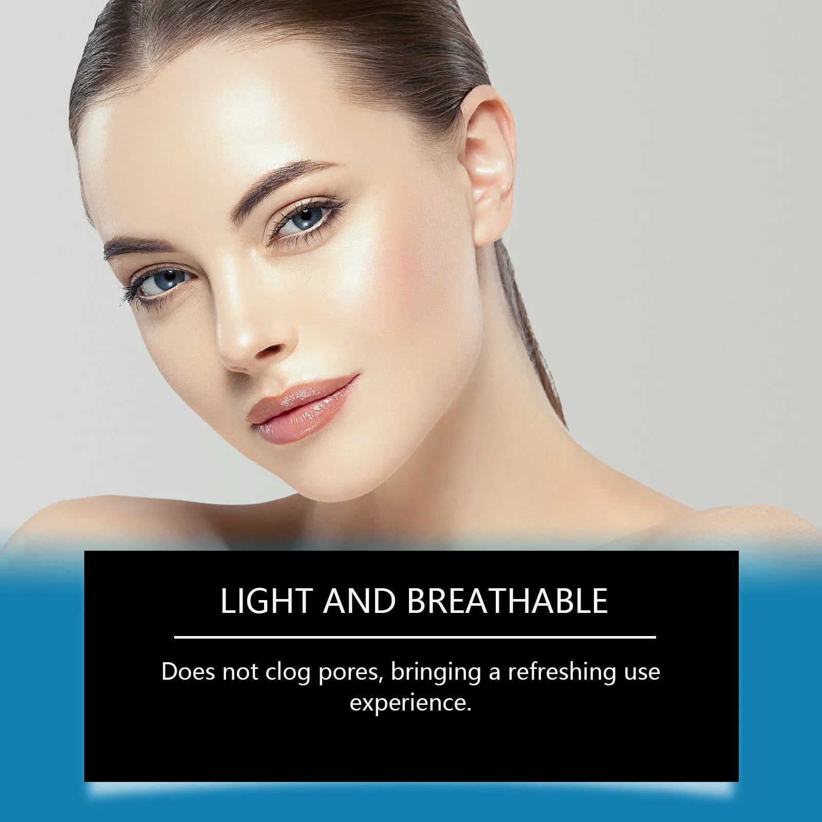 Forehead skincare patches with hyaluronic acid and collagen in five-piece pack