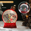 LED Christmas decoration light with simulation flame effect in snowman design