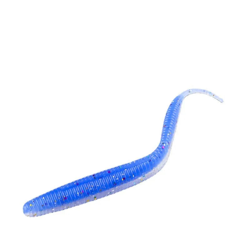 Lure noodle worm soft bait lead-free – 7cm and 10cm artificial mealworm fishing bait in multiple colours