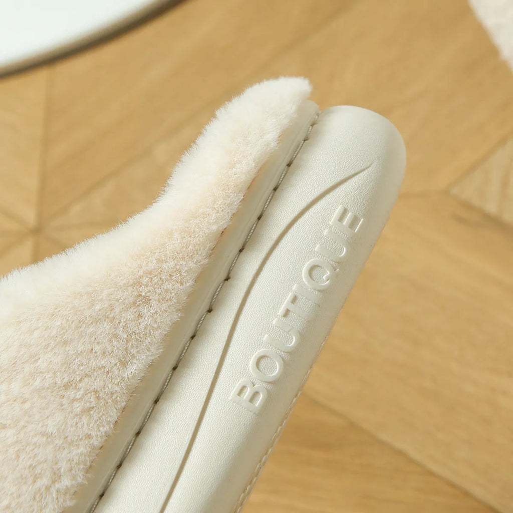 Panda pattern cotton and linen toe ring slippers with non-slip PVC soles in adult unisex sizing