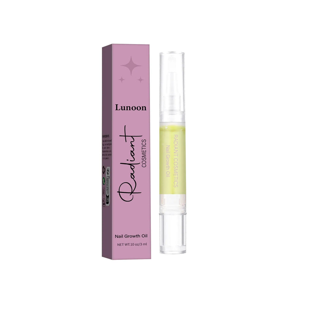 3ml bottle of clear nail growth and cuticle care treatment oil.