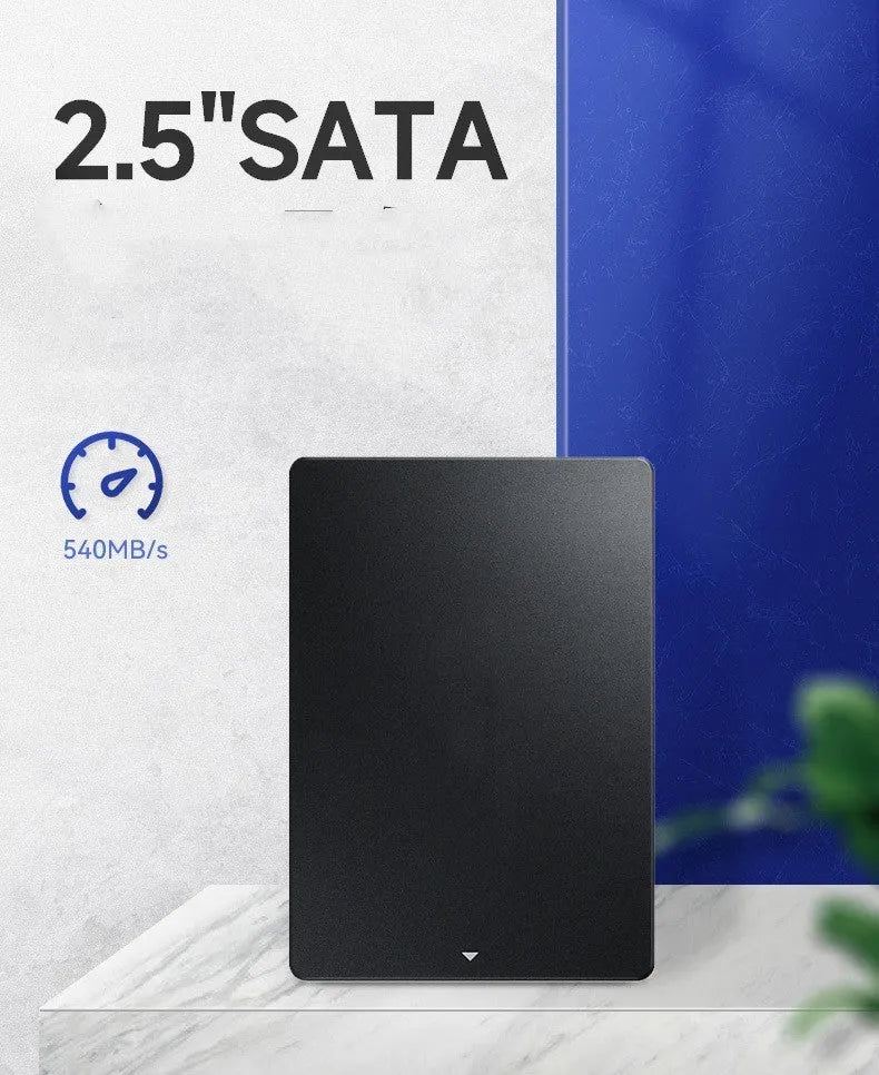 Silver 2.5-inch SSD solid state drive 7mm thickness SATA interface with TLC flash