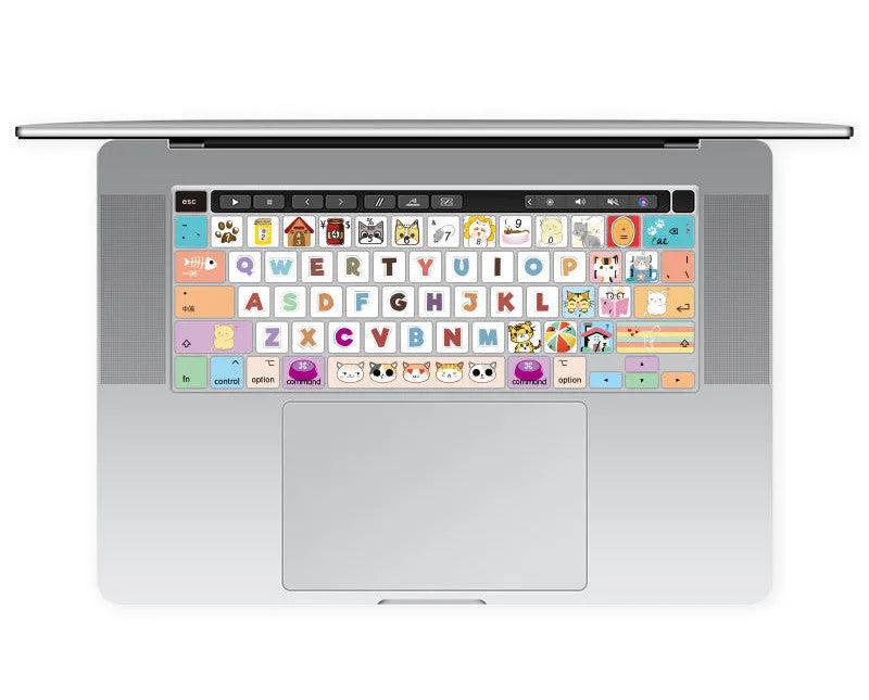 TPU keyboard protective film for Apple MacBook Pro Air 13.3-inch laptop in colourful design options