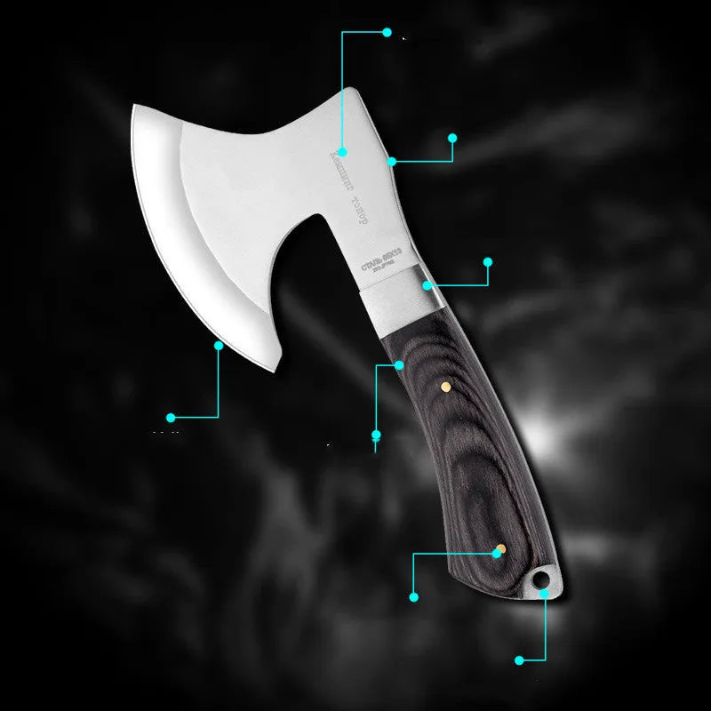 Outdoor Tactics camping logging garden axe stainless steel 57x36x28cm 49HRC model XMF95