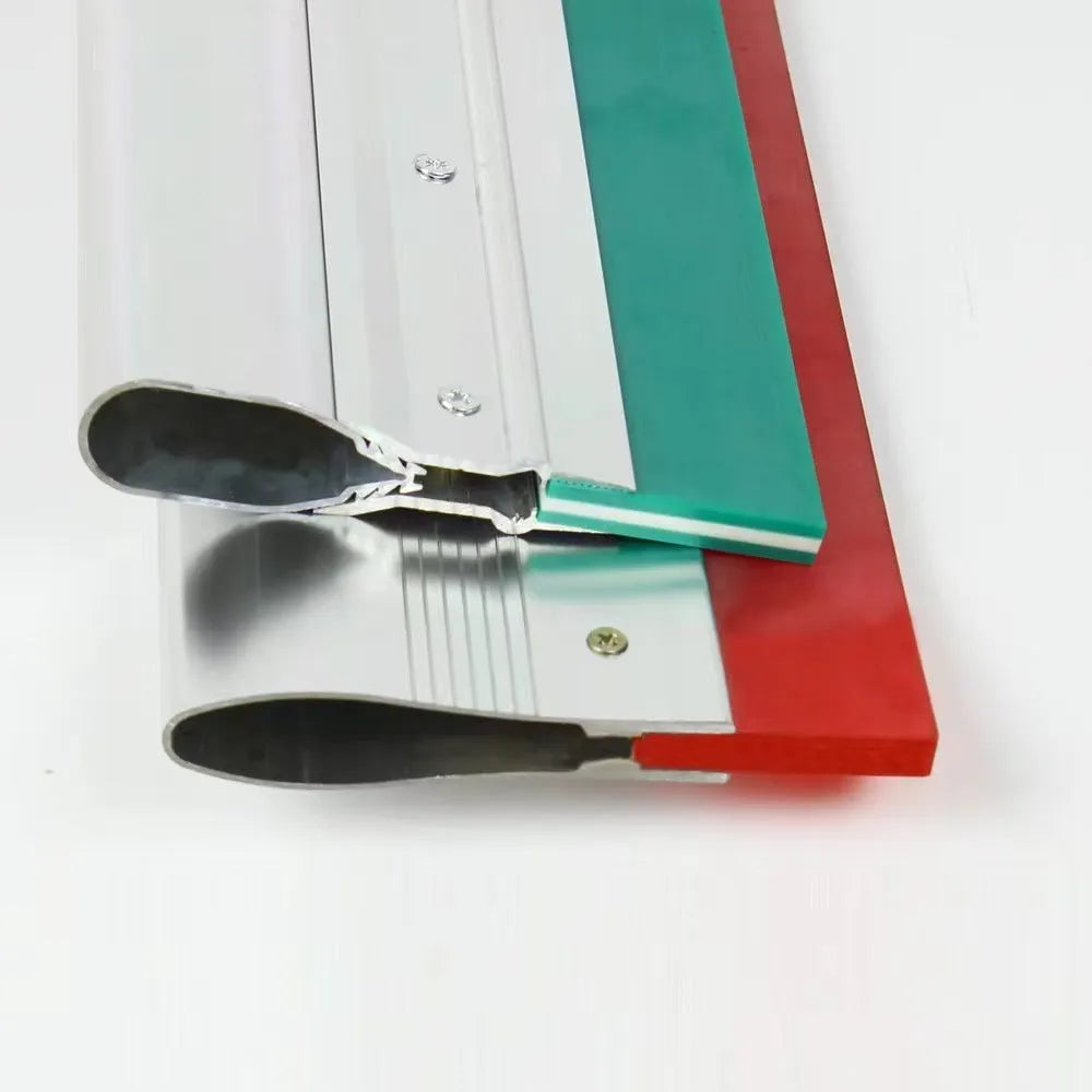 Green aluminium alloy scraper tool with 50cm length and 10cm width for window cleaning