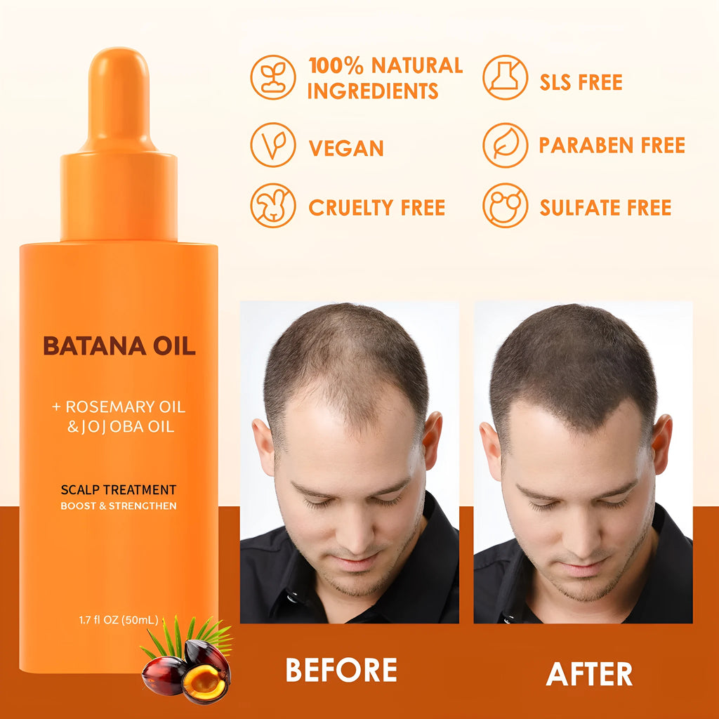 Batana hair care supple hair repair dry oil 60ml white bottle for damaged and frizzy hair treatment
