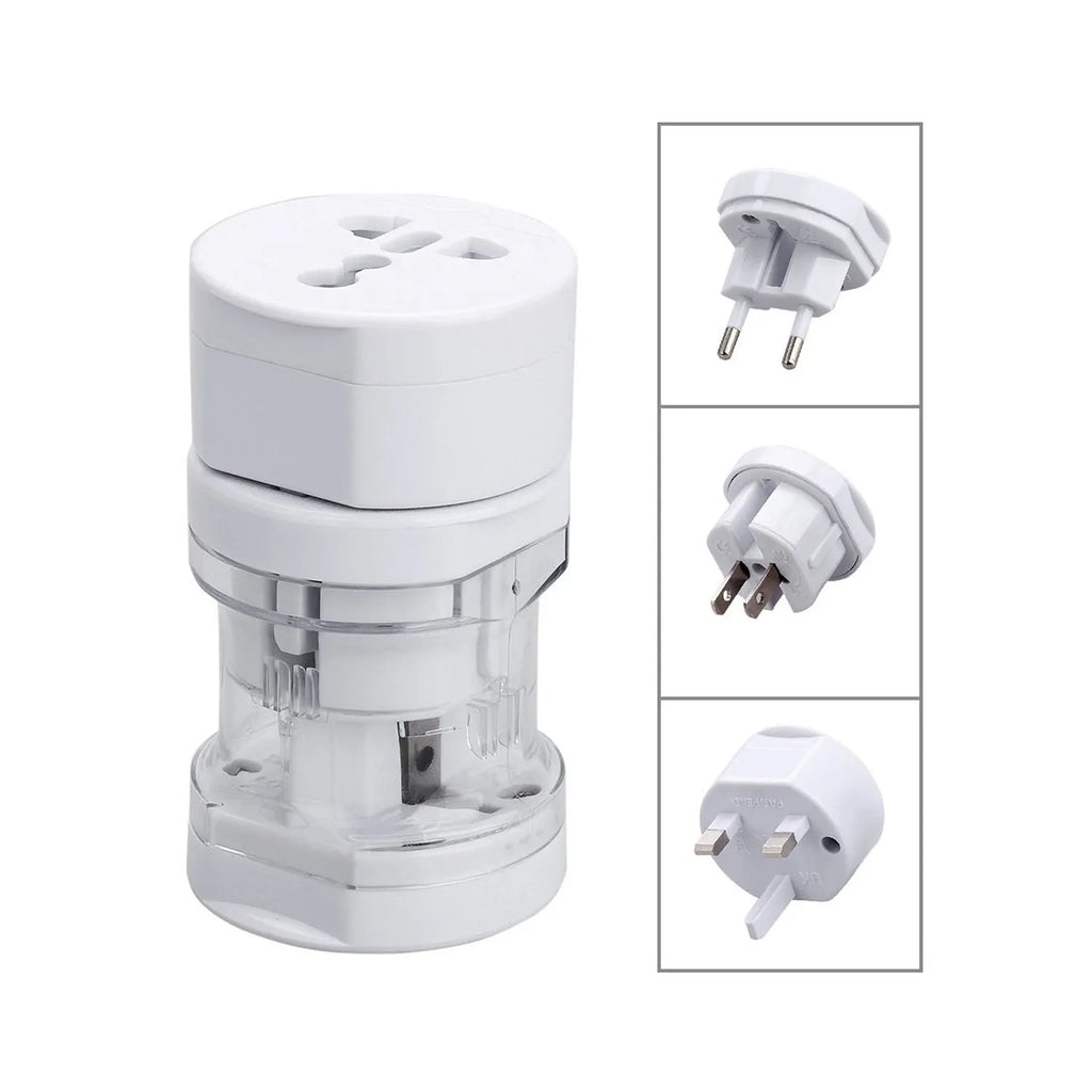 Silver 36W USB rechargeable electric shaver with stainless steel cutter head on white background