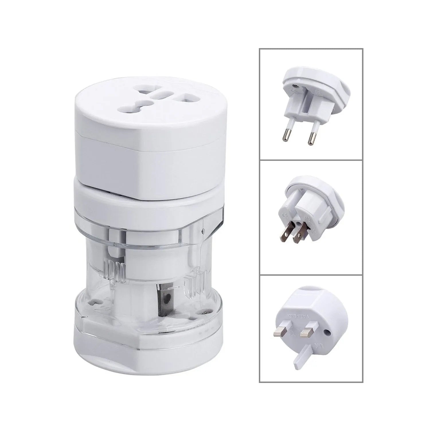 Silver 36W USB rechargeable electric shaver with stainless steel cutter head on white background