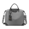Large capacity portable shoulder lightweight yoga bag in solid colour with dry wet separation, nylon construction