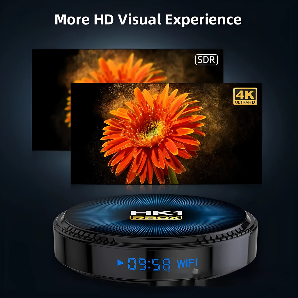 Wireless Bluetooth projector for home use, compact 106×27mm size, with HDMI and WiFi