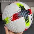 Fluorescent green size 5 football with seamless thermal adhesive patch for training and matches