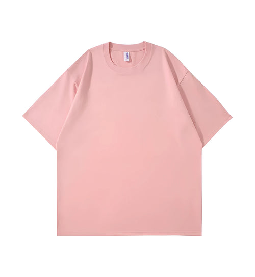 Men's heavyweight 240g cotton loose fit t-shirt in multiple solid colours