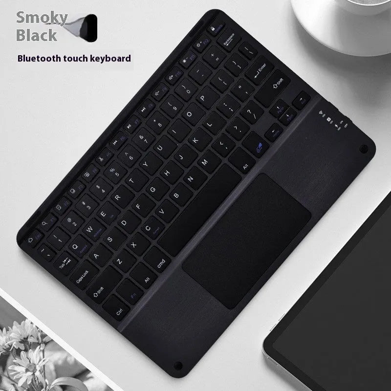 Square hat touch Bluetooth wireless keyboard with colour-changing backlight in multiple colour options