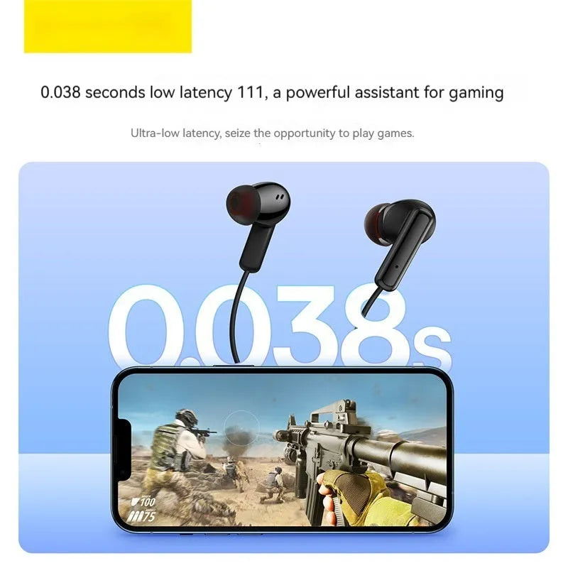 Wireless halter Bluetooth sport headset in black with binaural earbuds and neck-hanging design