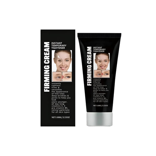 50g container of anti wrinkle and firming face cream with vitamin C, E and retinol palmitate