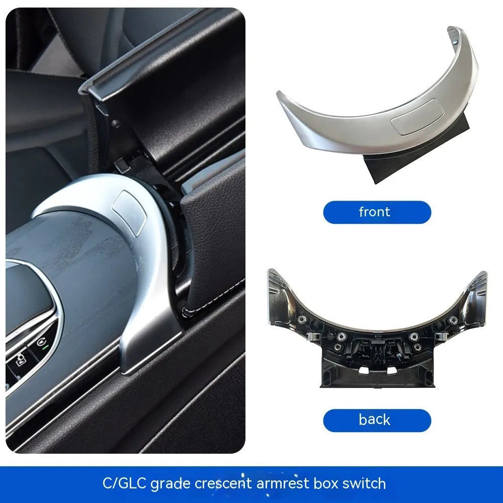 Electroplated metal dashboard panel for Mercedes C/GLC Class vehicles