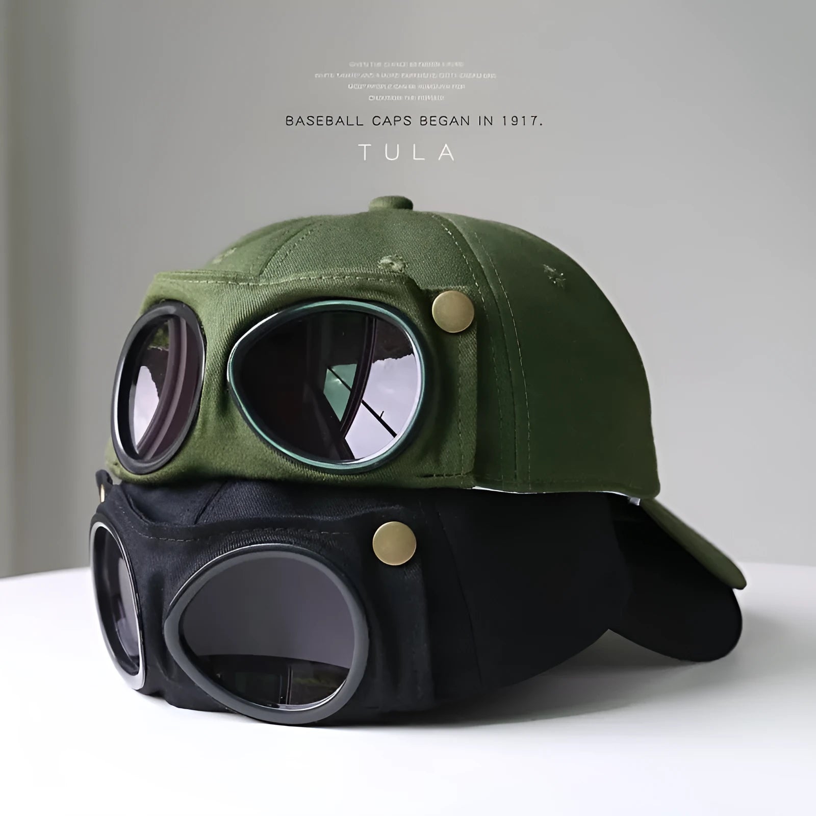 Cotton peaked cap with personalised letter design in black, creamy white, yellow, Army Green for outdoor sunshade