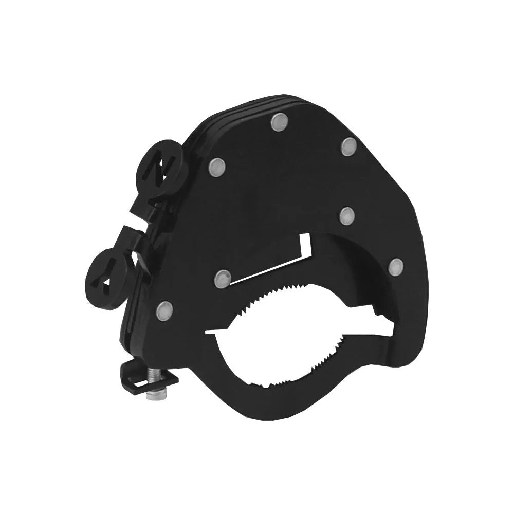 Stainless steel motorcycle throttle lock device for universal handlebar installation