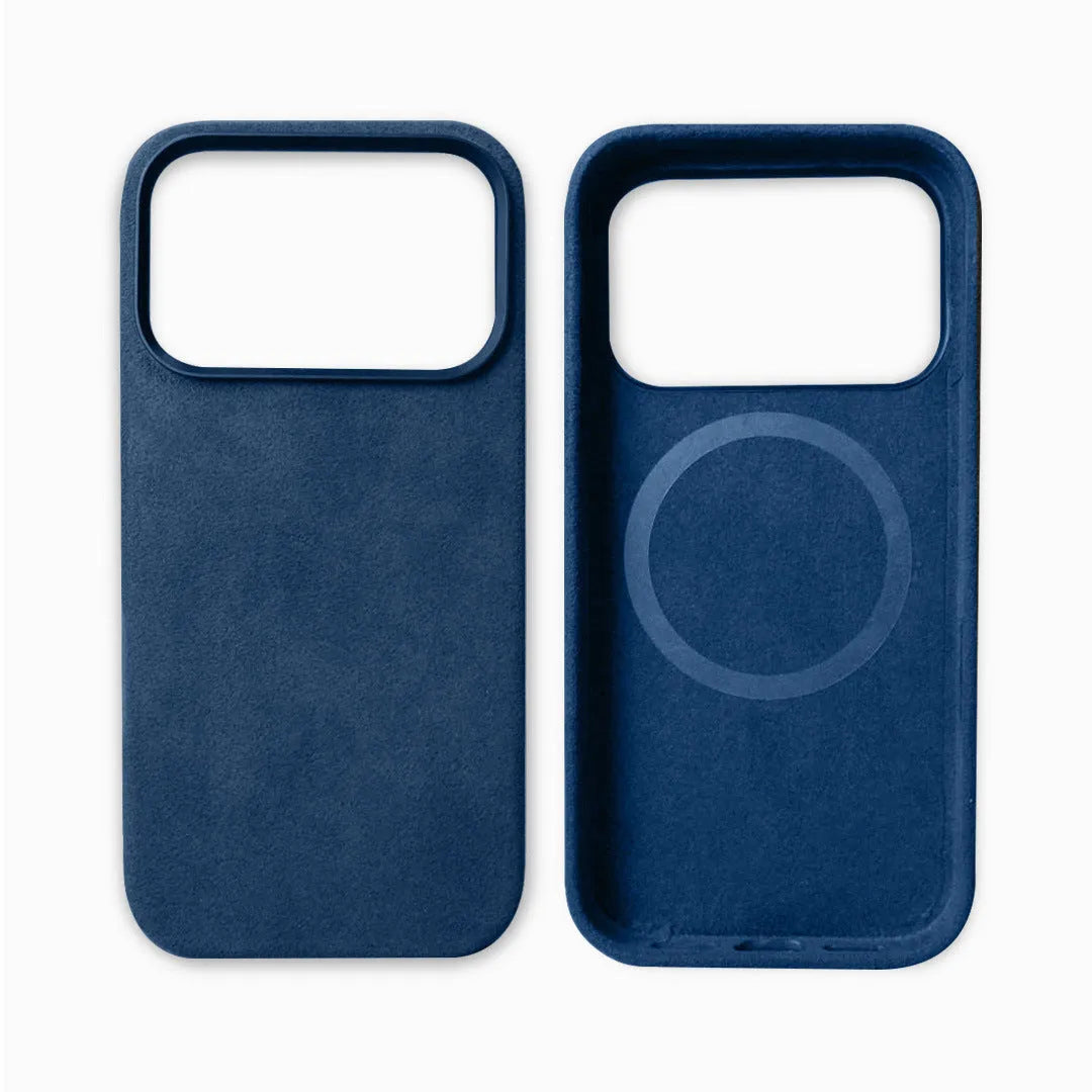 Alcantara shockproof magnetic phone case for iPhone 17 Pro Max Air in multiple colour options