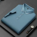 Men's short-sleeved regular fit T-shirt in a Mulberry Silk and cotton blend, shown in a selection of colours.