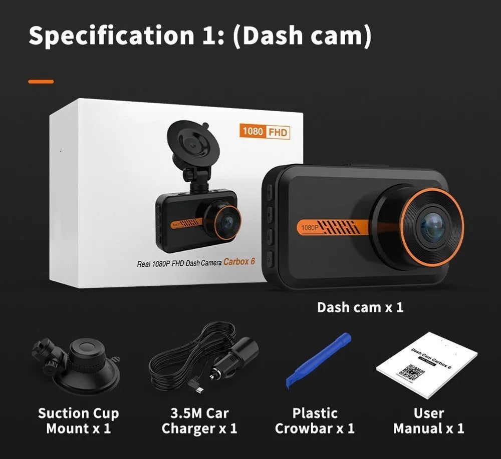 ThiEYE front and rear car dash cam with suction mount and rear waterproof camera on windscreen
