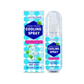 50ml portable cooling spray bottle with mint extract for summer outdoor use