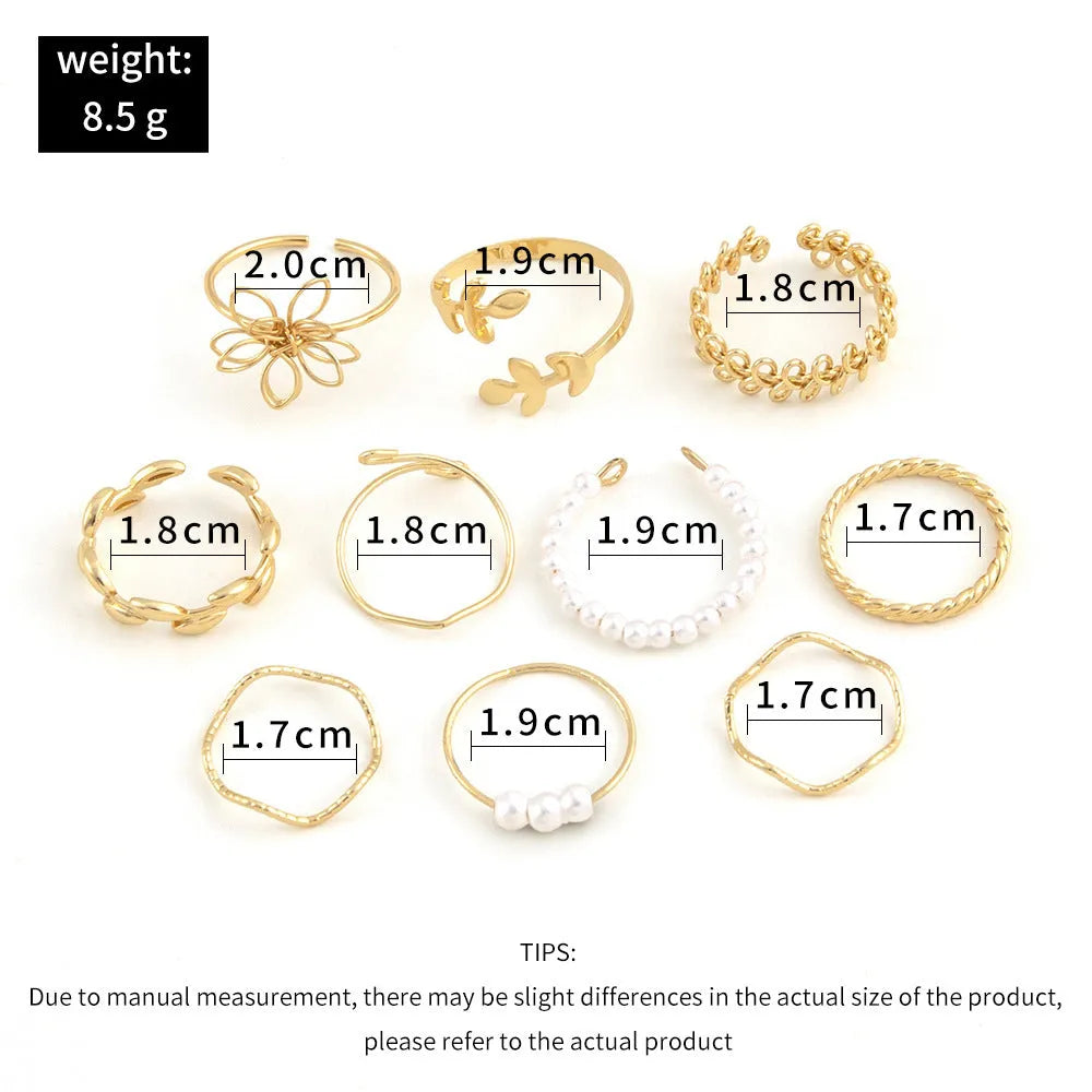 Gold colour openwork flower ring for women with glossy electroplated finish