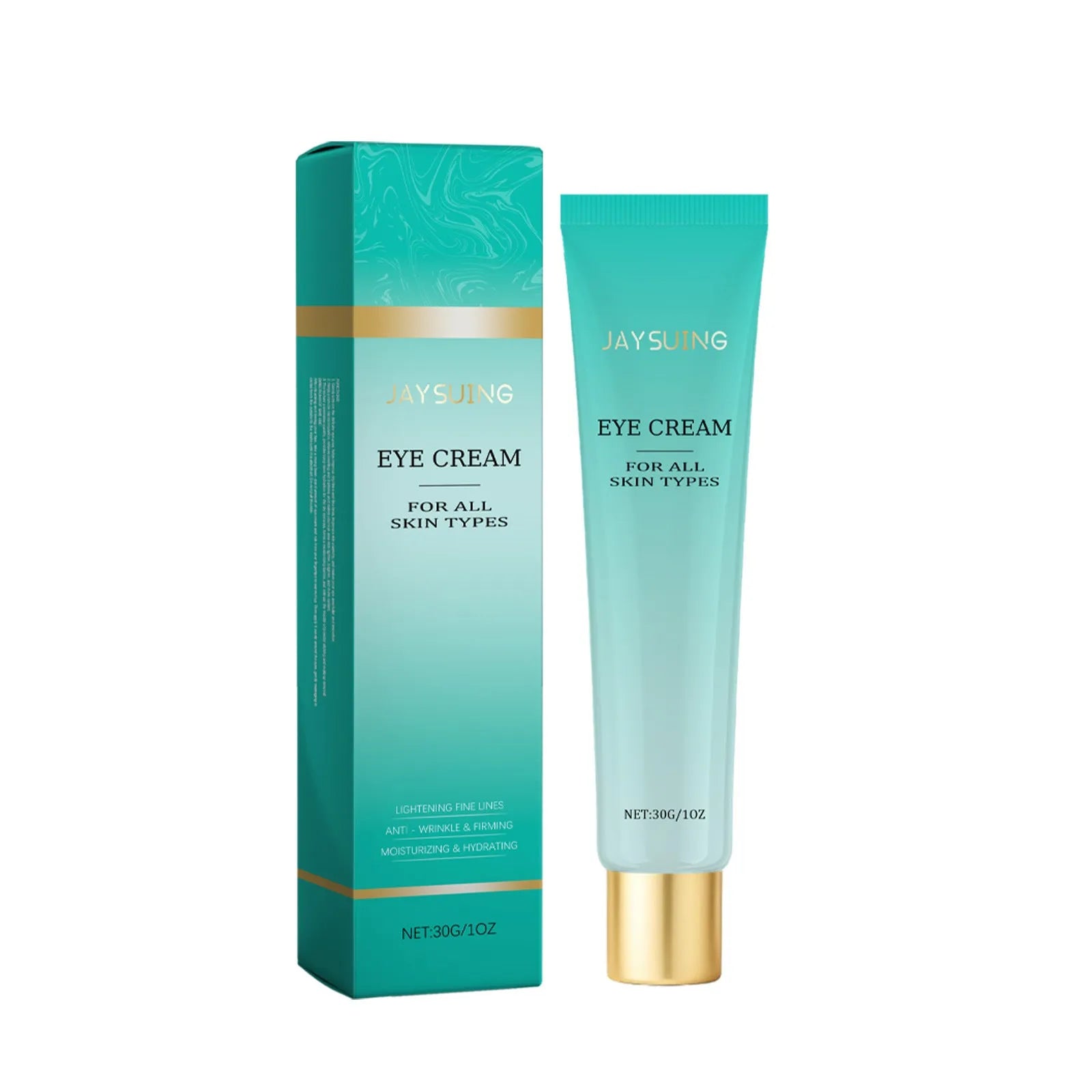 30g tube of retinol anti-aging eye cream with hyaluronic acid