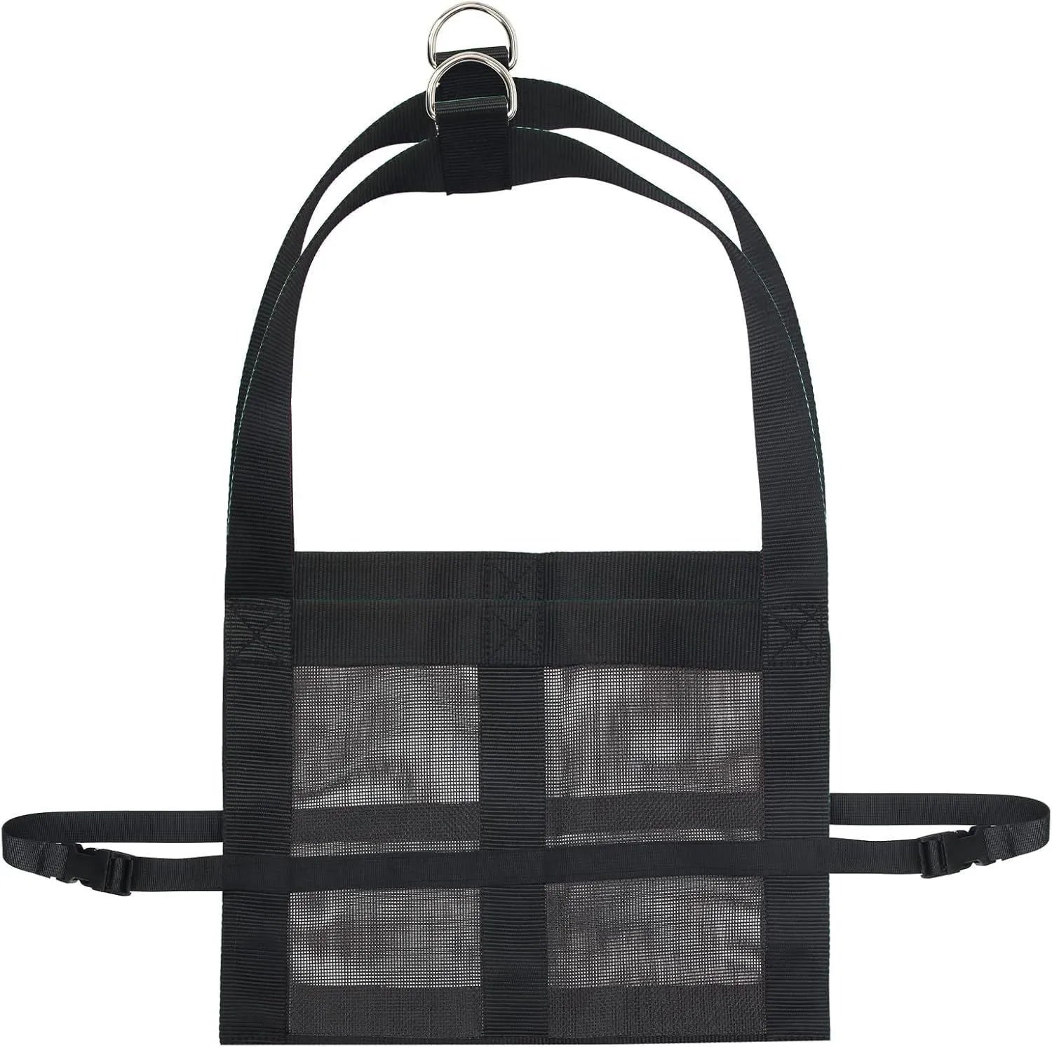 Large black sling for weighing dogs and livestock calves, dimensions 35cm by 150cm.