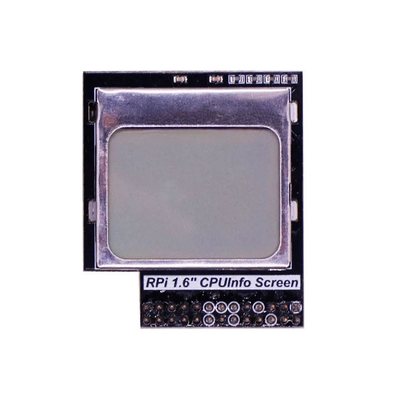 1.6-inch LCD screen module for Raspberry Pi with GPIO connector and backlight switch.