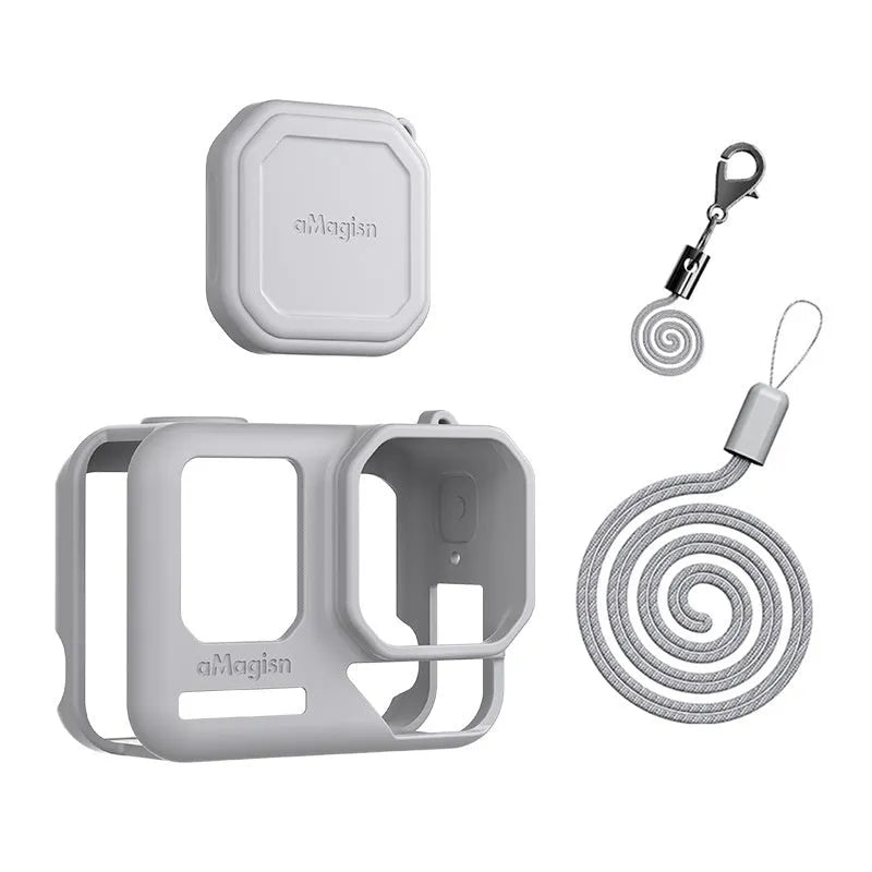 Silicone protective case for Insta360 Ace Pro 2, 92 x 75 x 45mm, in black or white