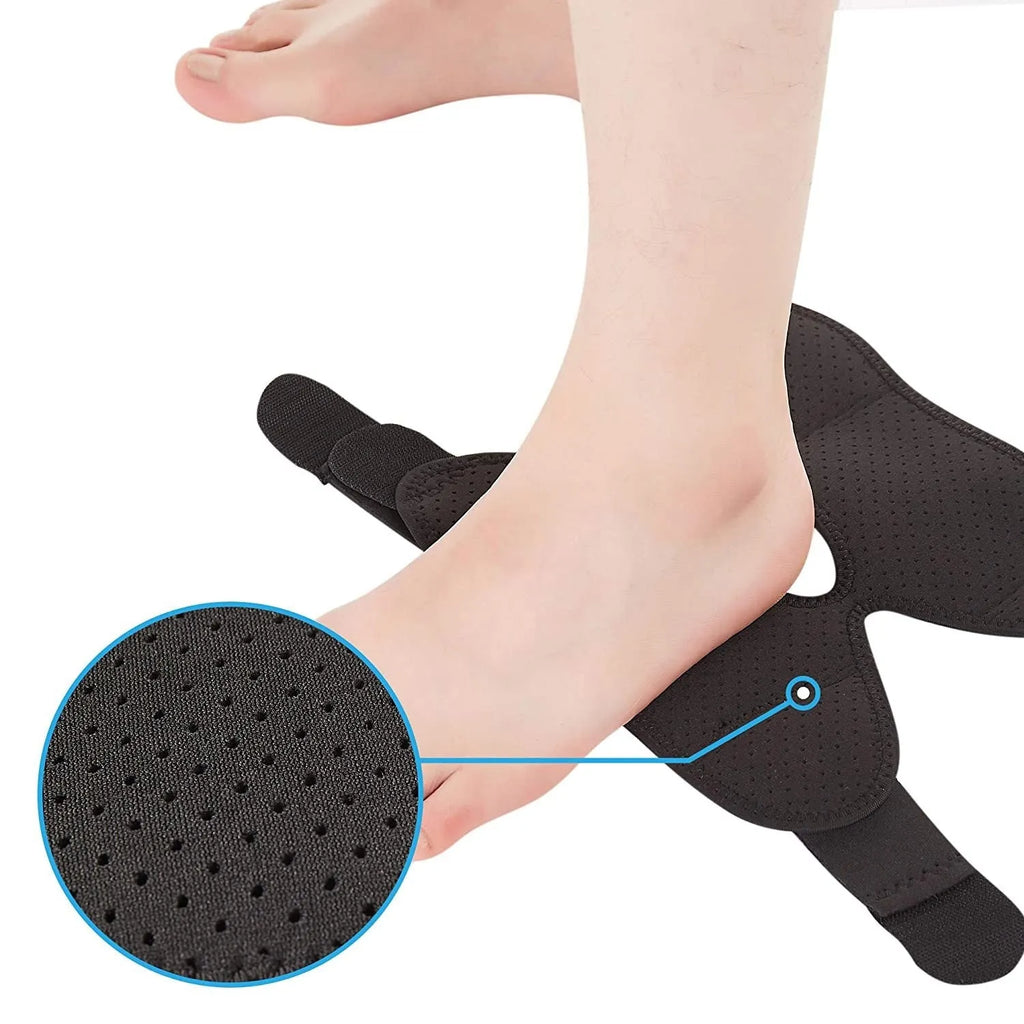 Black sports ankle support protective gear for basketball football running injury prevention