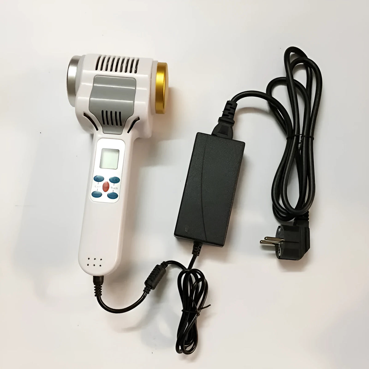 Hot and cold compress dual-use beauty instrument with blue light and red light facial massager for household skincare
