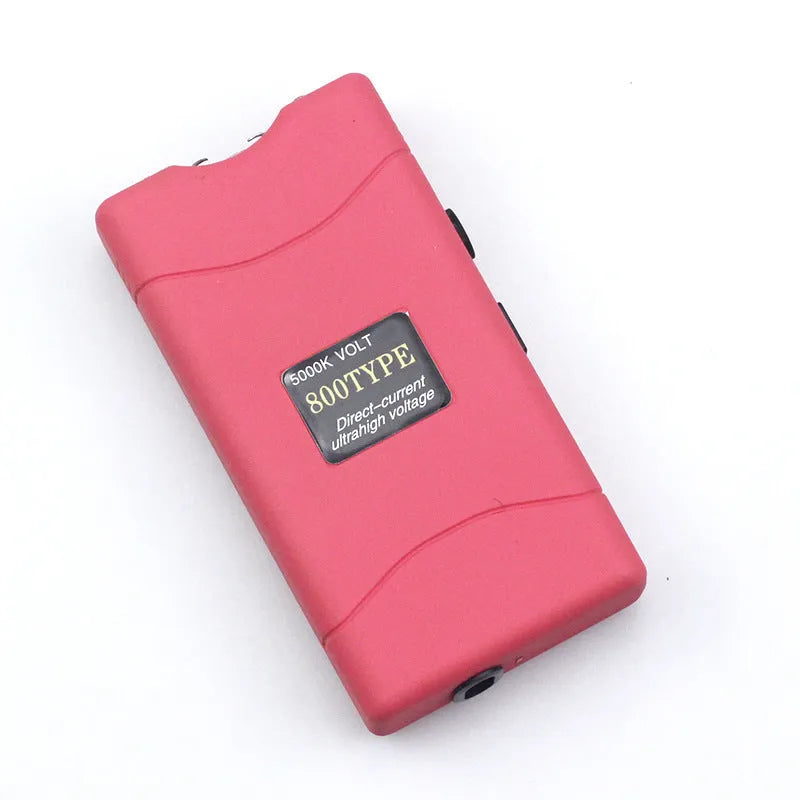 Female self-defence multi-function flashlight in seven colour options with LED torch and alarm functions