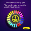 Black ABS desktop magnetic RGB ambience light measuring 60cm square