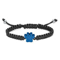Titanium steel open memorial pet ashes bracelet in silver, geometric pattern with lightning and universe design