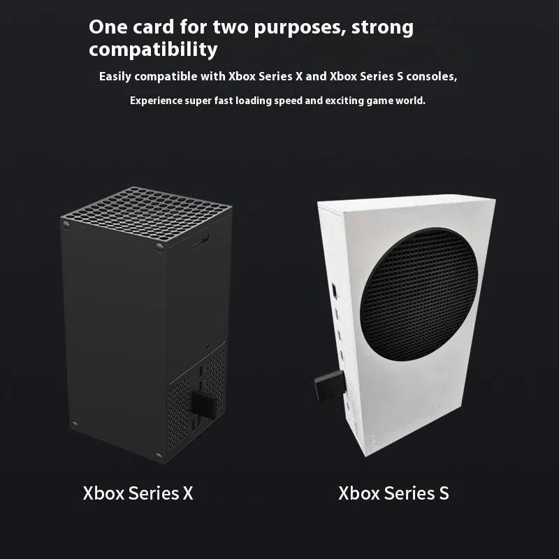Aluminium Xbox Series XS hard disk switching box with CFexpress interface and screwdriver