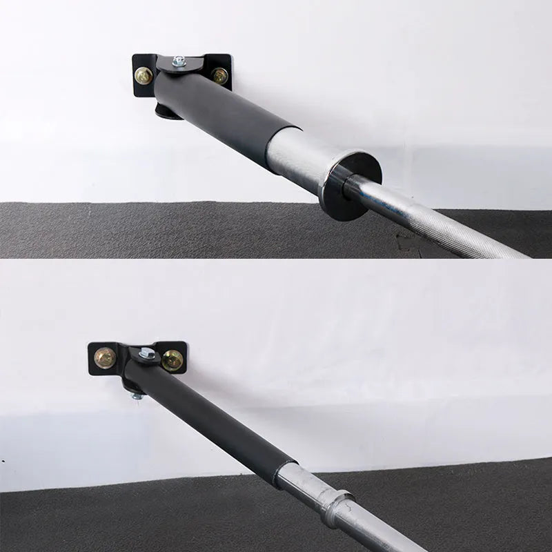 Steel wall rack with 25 vertical tubes for storing shotgun and rifle barrels