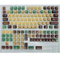 Capabala 130-key PBT plastic mechanical keyboard keycap set with MOA profile, shown as a full set for replacement.