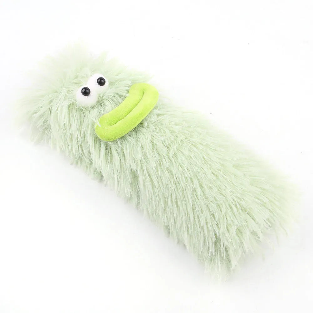 Interactive plush cat toys with catnip and crinkle sound in multiple colours for indoor cats