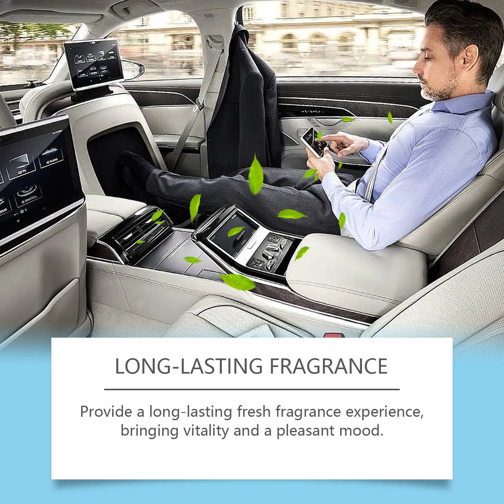 Car air vent clip freshener with long-lasting fragrance and lightweight 20g design