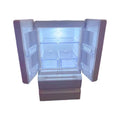 White 1:12 scale miniature candy shop model with illuminated window, measuring 11.4cm tall.