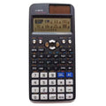 Casio fx-991EX scientific calculator in black, showing high-resolution display with complex formula.