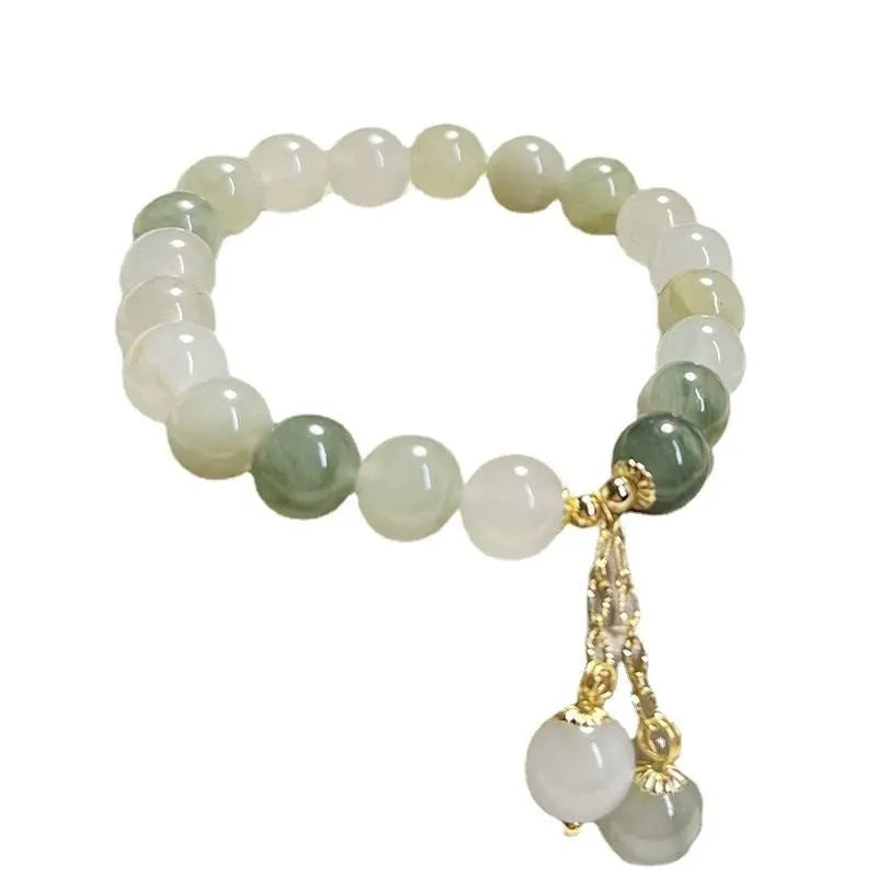 Tian Shan Cui Yu S175 electroplated alloy bracelet with special-interest design for women