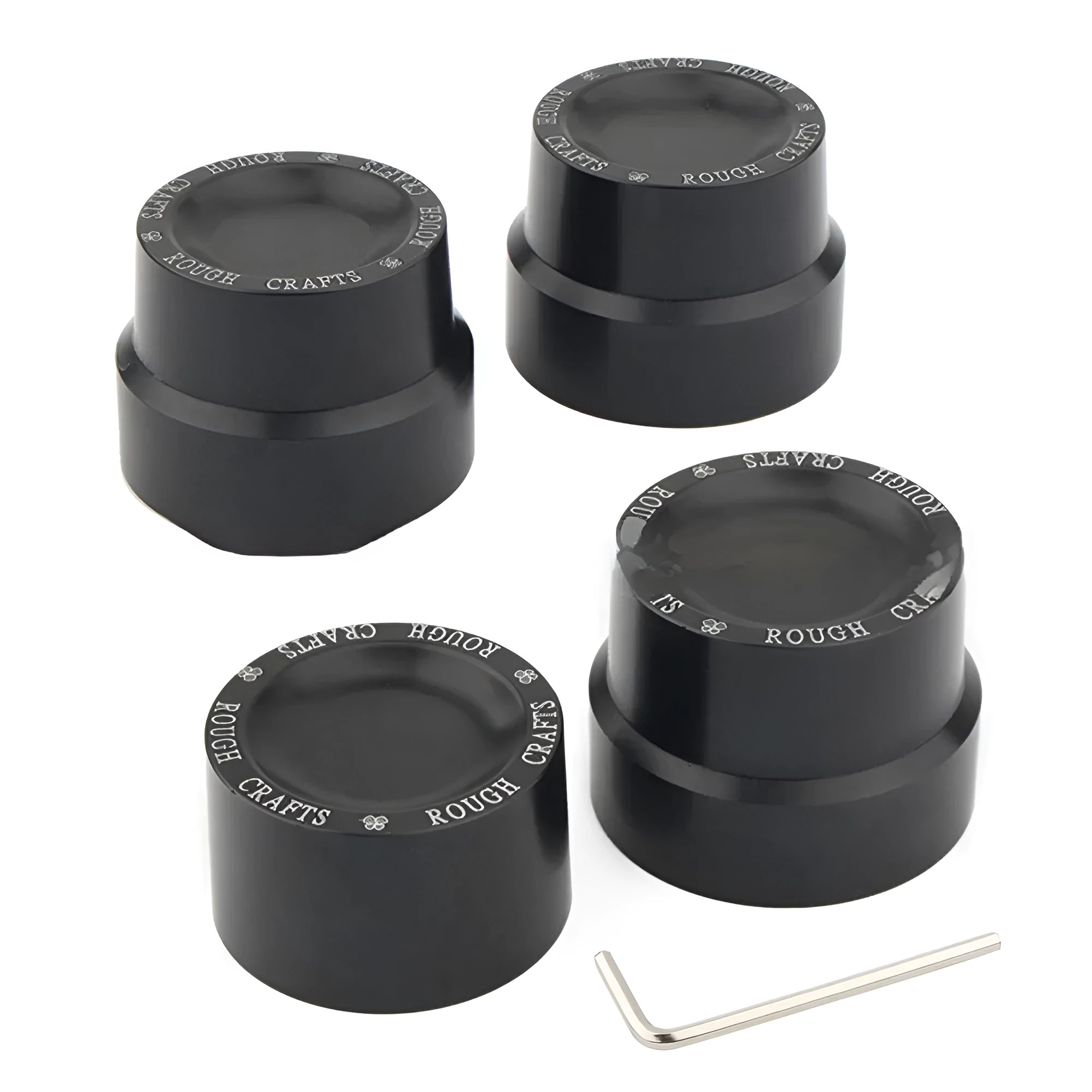 Black CNC aluminium motorcycle axle decorative cap for Harley Sportster front and rear axles