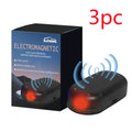 Black car windscreen de-icer tool measuring 5 by 2.6 by 1.5 centimetres.